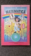 MATEMATICA MANUAL PENTRU CLASA I - Dumitru, Herescu