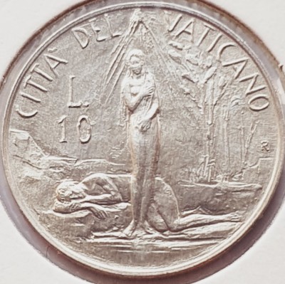 3151 Vatican 10 Lire 1982 Ioannes Paulus II (Creation) km 161 foto