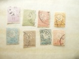 Serie mica Bulgaria 1889 - Emblema , 8 valori stampilate