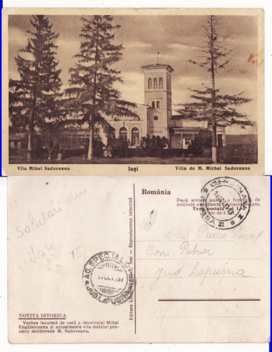 Iasi - Vila Sadoveanu