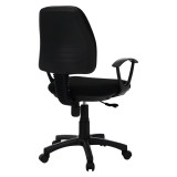 Cumpara ieftin Scaun birou negru Colby 60x52x90-100 cm