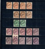 Franta 1909-1929 - Uzuale, lot mărci neobliterate