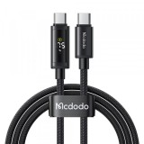 Cablu Date si Incarcare USB-C - USB-C McDodo CA-8000 Display, 100W, 1.2m, Negru