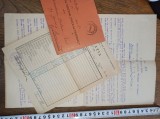 COLEGIUL NATIONAL NICOLAE FILIPESCU PREDEAL, 1942, MANASTIREA DEALUL, FISA SITUATIE SCOLARA + PROGRAM TABARA * CONCEDIU