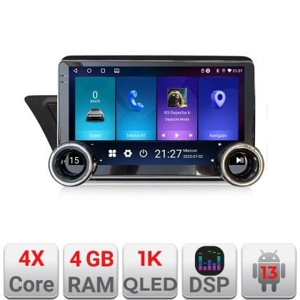 Navigatie Audi A4 A5 B8 cu MMI3G Edotec 4+64 10.5 inch Incell 1K android Wifi 5Ghz gps internet KIT-a4-3G CarStore Technology