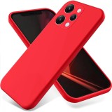 Husa de protectie matte tpu, flippy, pentru xiaomi redmi 12, protectie camera, antisoc, antizgariere, antialunecare, acoperire completa, rosu