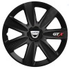 Set 4 Capace Roti GTX Negru Carbon R17, Compatibil Cu Dacia, Autohelix MSA