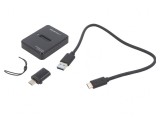 Stație de andocare USB 3.1 neagră