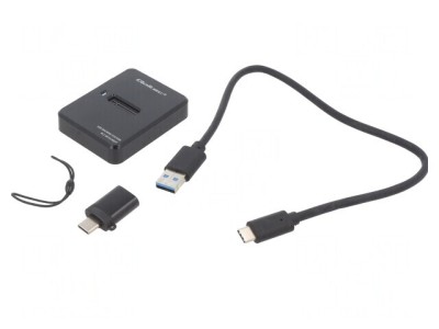 Stație de andocare USB 3.1 neagră foto