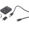 Stație de andocare USB 3.1 neagră