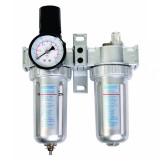 Filtru aer cu regulator si lubrificator pneumatic Raider RD-AF02