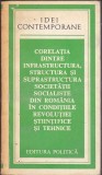 bnk ant Corelatia dintre infrastructura, structura si suprastructura societatii socialiste din Romania