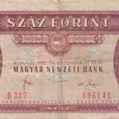 UNGARIA 100 forint 1980 VF!!!