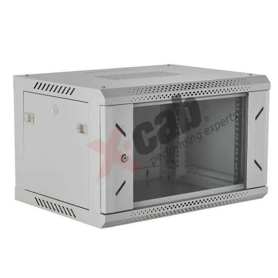Cabinet metalic perete 19&quot;, tip rack wallmount, 9U 600x450 mm, Xcab Gri