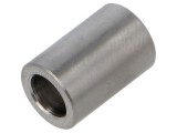 Manșon distanțier DREMEC 15mm inox cilindric &Oslash;int 6,2mm cod 3410/6,2X15