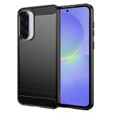 Husa Samsung Galaxy A36 5G Techsuit Carbon Silicone, negru