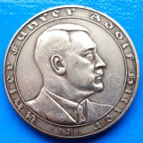 Moneda Adolf Hitler 1933 Vultur, 36mm, Replica- Numismatica