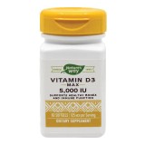 Cumpara ieftin Vitamin D3 5000UI Nature&#039;s Way Secom 60cps