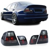 Lumini spate din sticla clara, cristal negru fum, potrivite pentru BMW E46 sedan 98-01 Performance AutoTuning