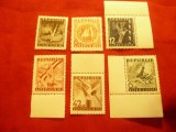 Serie mica Austria 1946 Expozitia Filatelica Niemals , 6 valori