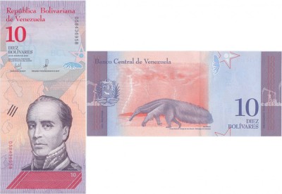 2018 (15 I), 10 Bol&amp;iacute;vares (P-103a) - Venezuela - stare UNC foto