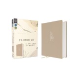 Flourish: The NIV Bible for Women, Cloth Over Board, Cream, Comfort Print