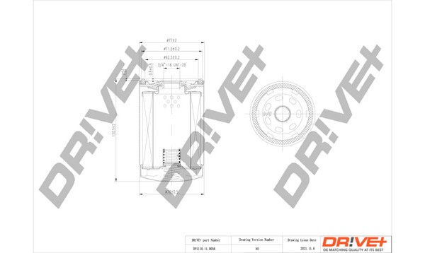 Dr!ve+ DP1110.11.0056 Filtru ulei