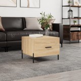 Gossi masuta de cafea, stejar sonoma, 50x50x40 cm, lemn prelucrat