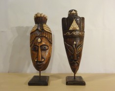 Masti vechi balineze |lemn sculptat si pictat| Bali