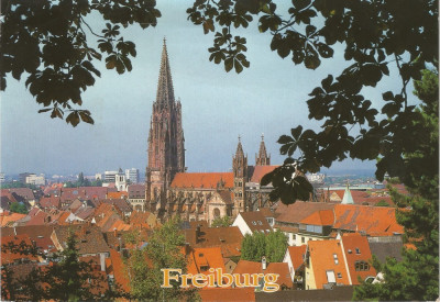 Germania, Freiburg, carte postala ilustrata, necirculata foto