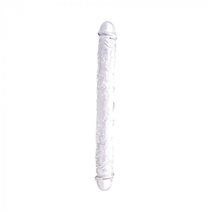 Loving Joy 15 Inch Double Ended Dildo Clear