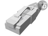 Mufă RJ45 Cat 6a Ecranat 8p8c 28-24AWG