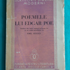 Emil Gulian – Poemele lui Edgar Allan Poe ( prima editie 1938 )