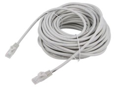 Cabluri de rețea GEMBIRD U/UTP 6 litat Cu PVC gri 20m 26AWG &Oslash;6,2mm