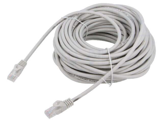 Cabluri de rețea GEMBIRD U/UTP 6 litat Cu PVC gri 20m 26AWG &Oslash;6,2mm