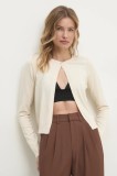 Answear Lab cardigan femei, culoarea bej, light