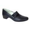 Pantofi dama comozi casual din piele naturala negru croco P27CRN
