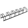vidaXL Suport Biciclete 6 Biciclete, Otel Negru, Antifurt, Garaj/Gradina, 163.5x33x26 cm