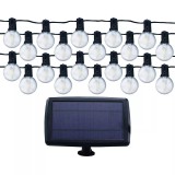 Cumpara ieftin Instalatie cu panou solar LED 25 becuri 7 m 1W lumina calda IP65