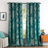 Set 2 Bucati Draperie,Tip Blackout, 140 x 245 cm, Design Modern, Turcuaz - CN