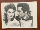 Vivien leigh laurence olivier film that hamilton woman 1941 foto cinema actori, Alb-Negru, Romania de la 1950, Portrete