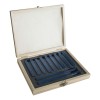Set Cutite Strunjire Metal Gude 48133, 11 piese, DIN 4971-4981, P30, 10x10mm, Cutie Lemn