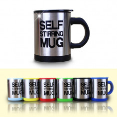 Cana cu amestecare automata - Self Stirring Mug foto