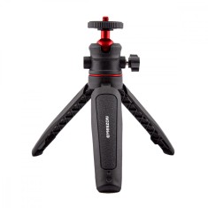 Trepied mini TM-02 EMESZON&reg;, Filet 1/4 inch, Cap rotativ 360&deg;, Coldshoe, Selfie stick si Trepied pentru camere Foto Video, negru
