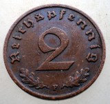 2.811 GERMANIA 2 REICHSPFENNIG 1938 F, Europa, Bronz