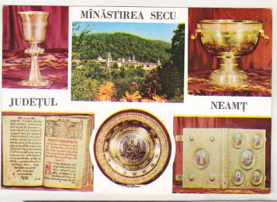 bnk cp Manastirea Secu - Vedere - necirculata foto