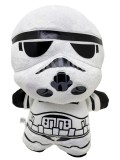 Papusa plus soldat Star Wars trooper alb negru jucarie moale pentru copii ideala pentru cadou si colectie 20cm