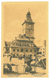 4874 - BRASOV, Market, Romania - old postcard - unused, Necirculata, Printata