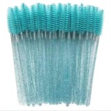 Periute Gene &amp; Sprancene (20 Buc) Turquoise - Aplicare, Intretinere, Aranjare - Set Profesional Extensii Gene