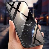 Husa iPhone XS Max GKK 360 Neagra + Folie Protectie Ecran, Policarbonat, Bumper